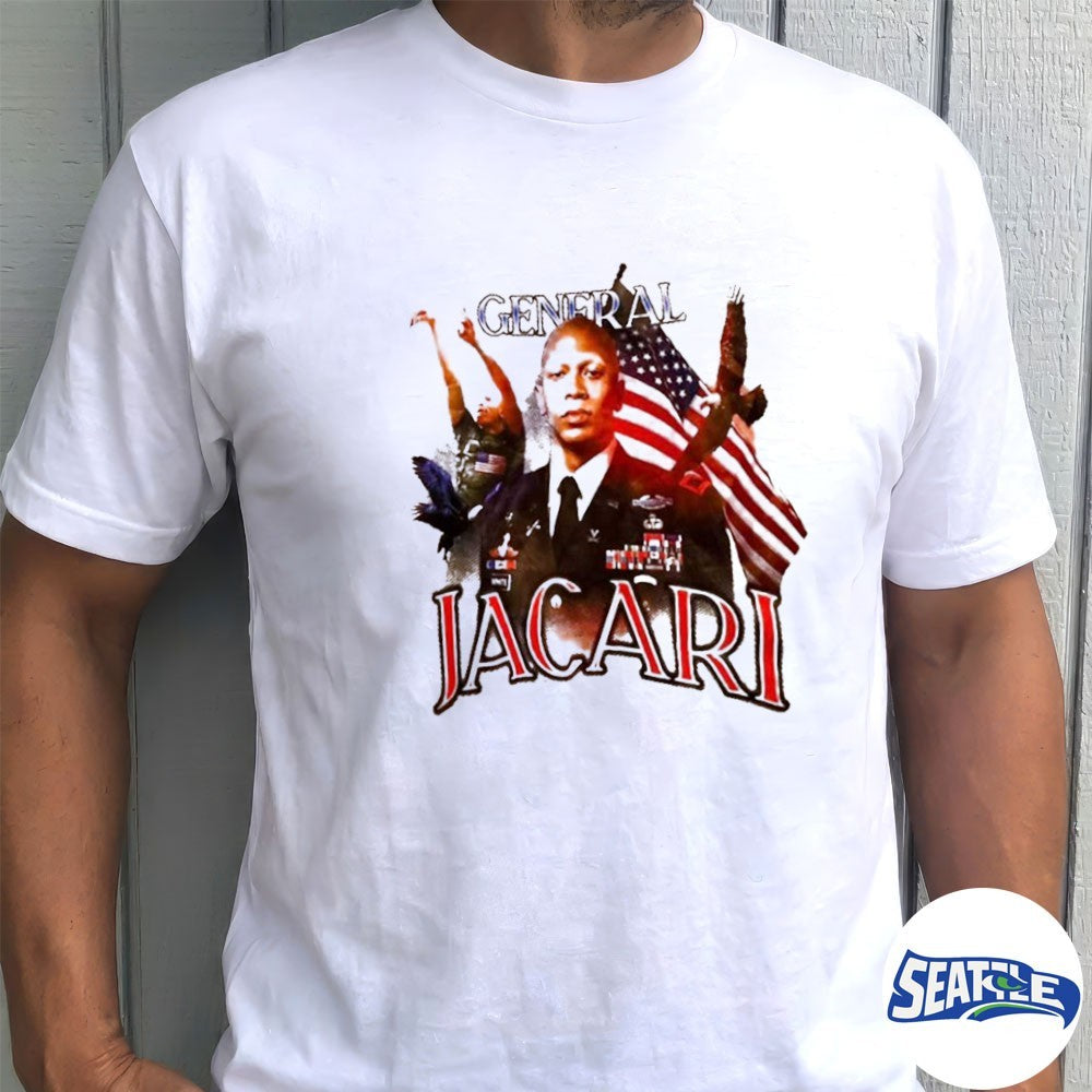 2026 General Jacari Virginia Cavaliers USA Flag shirt