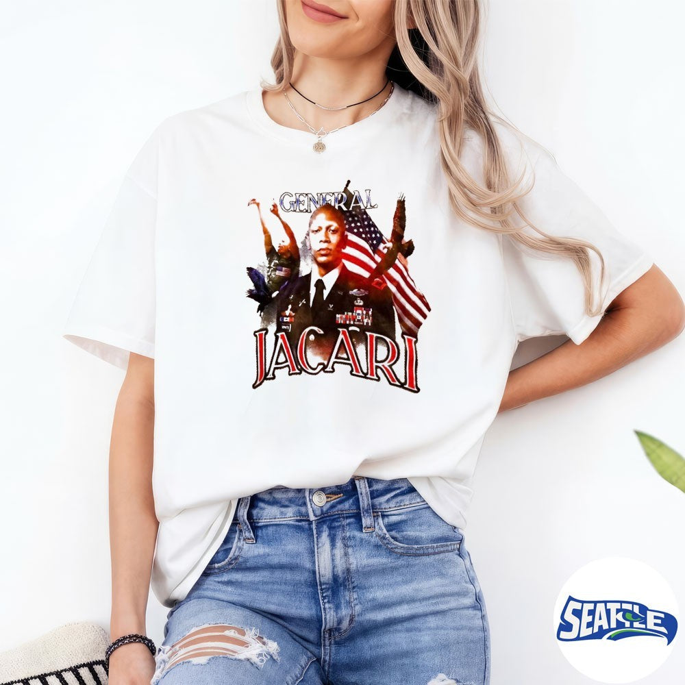 2026 General Jacari Virginia Cavaliers USA Flag shirt