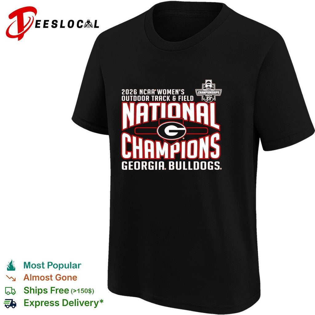 2026 Georgia Bulldogs NCAA Women’s Outdoor Track and Field National Champions shirt
