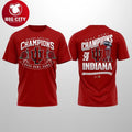 2026 Hoosiers Rose Bowl Champions Two Sided Shirt