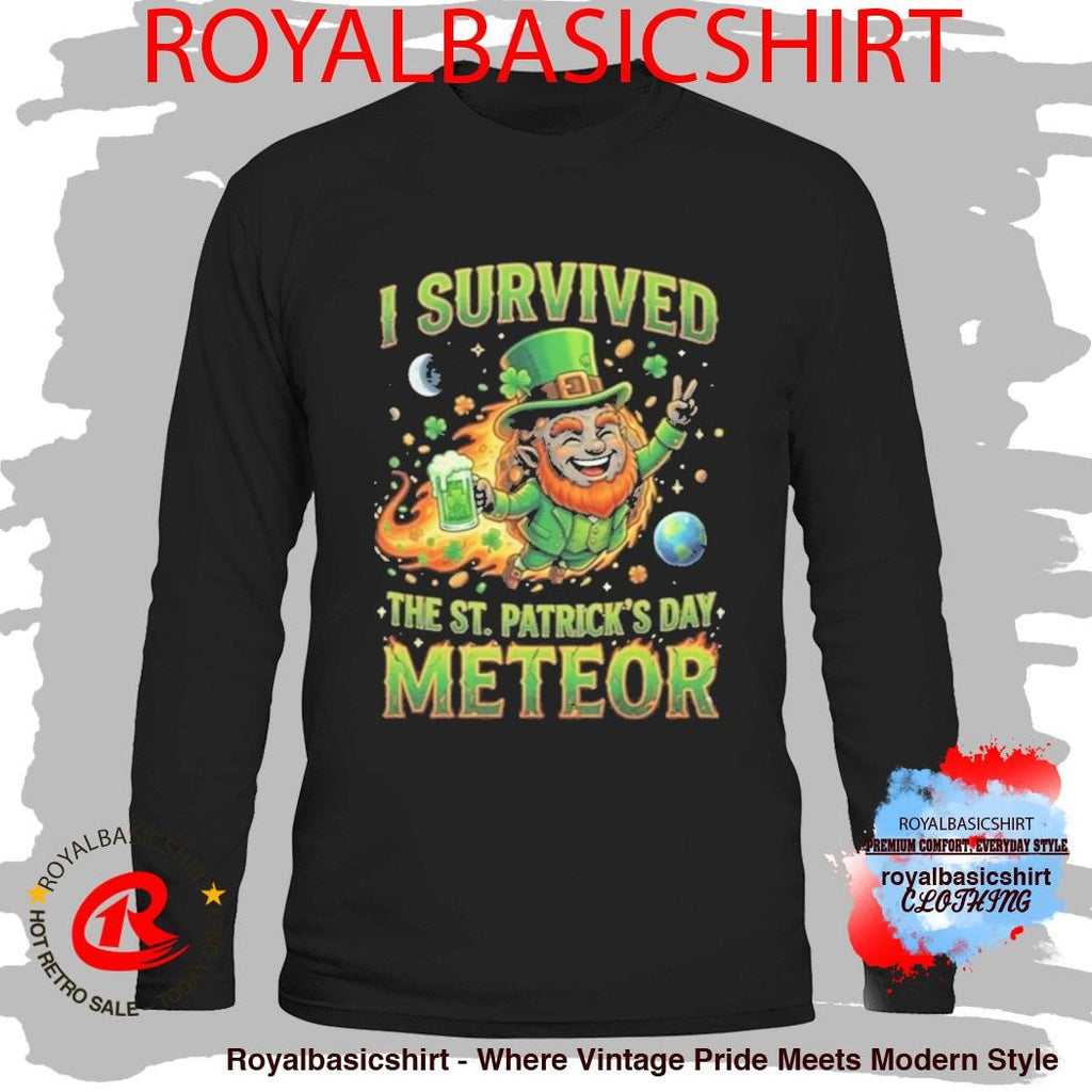 2026 I Survived The St Patrick’s Day Meteor Shirt