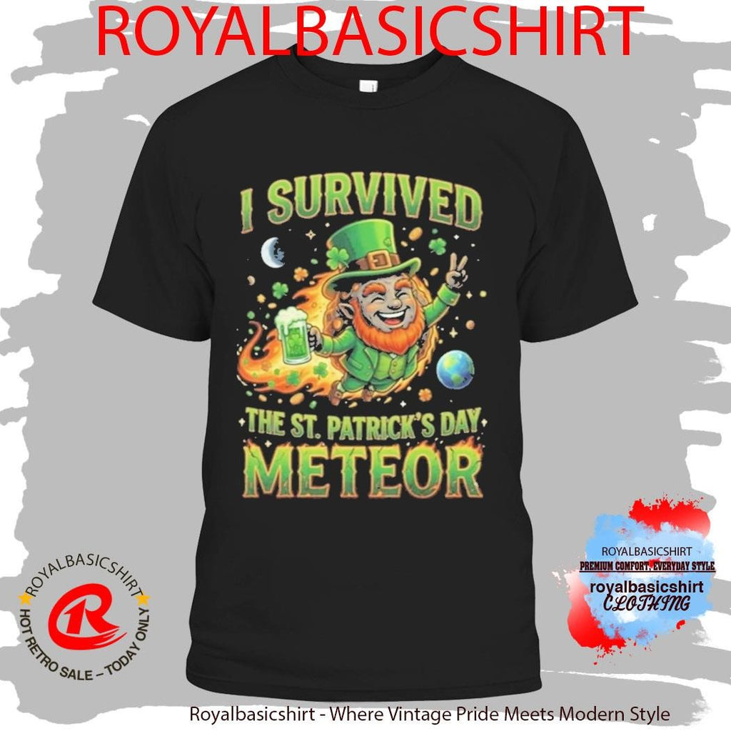 2026 I Survived The St Patrick’s Day Meteor Shirt