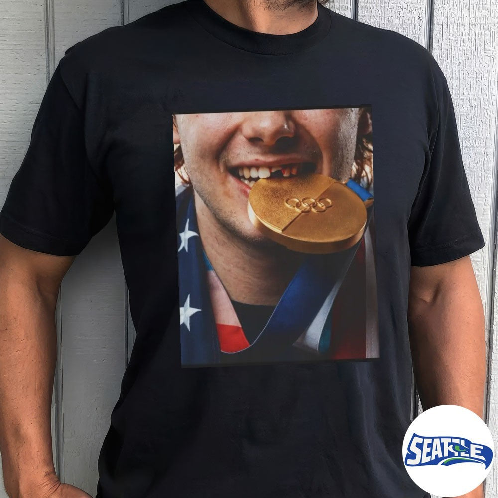 2026 Jack Hughes Gold Medal USA Hockey Olympics shirt