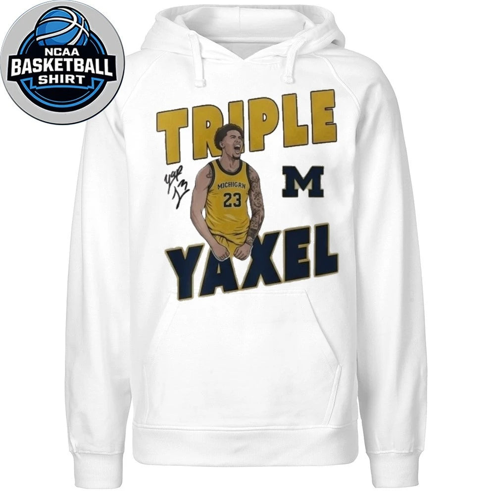 2026 Michigan Men’s Basketball Chicago Triple Yaxel Shirt