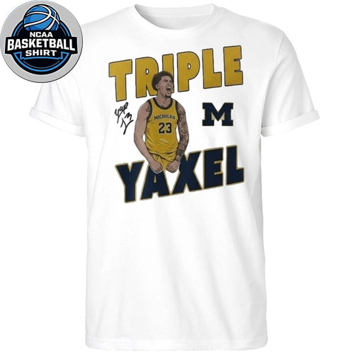 2026 Michigan Men’s Basketball Chicago Triple Yaxel Shirt