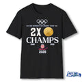 2026 Milan Cortina Winter Olympics USA Women’s Ice Hockey Team 2x Champs shirt