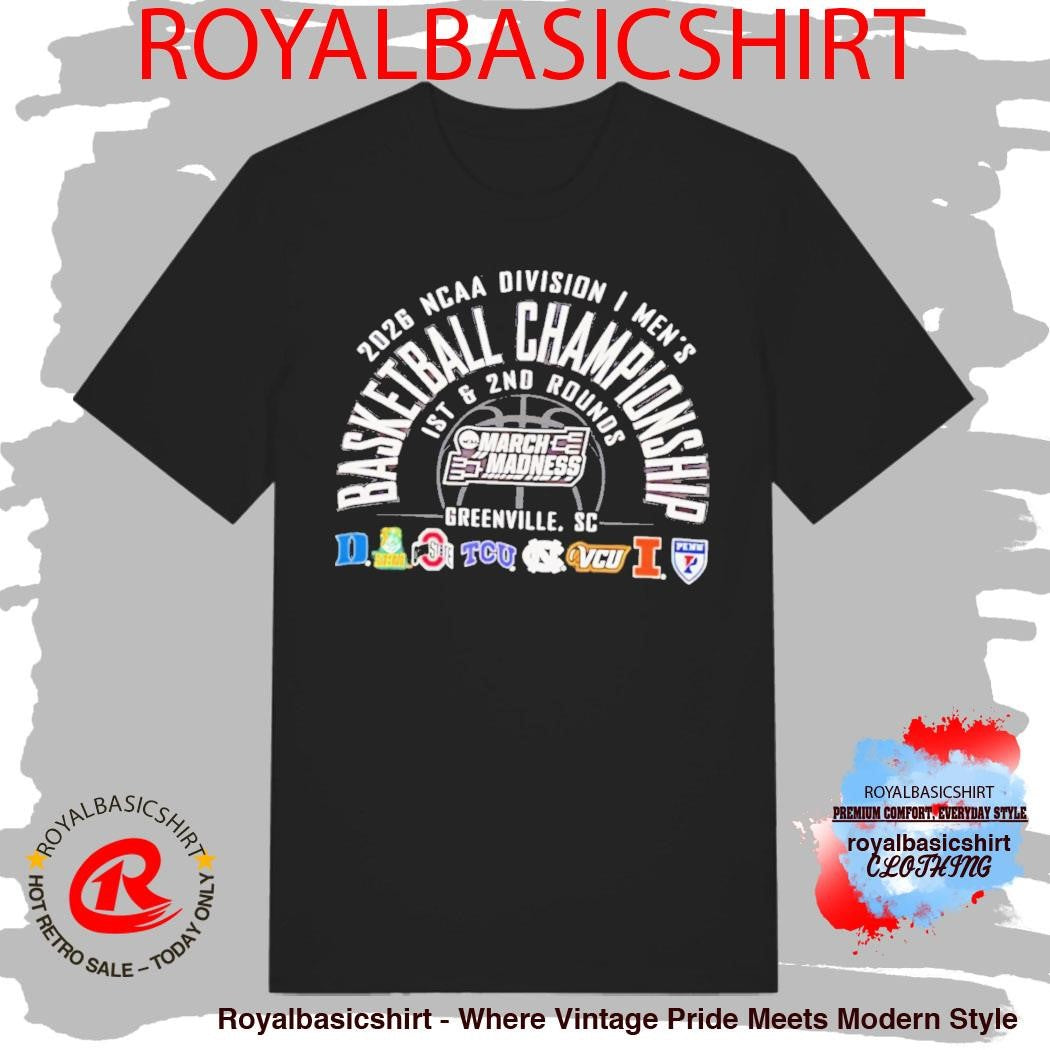 2026 NCAA Division I Men’s Basketball Championship March Madness Greenville South Carolina T-Shirt