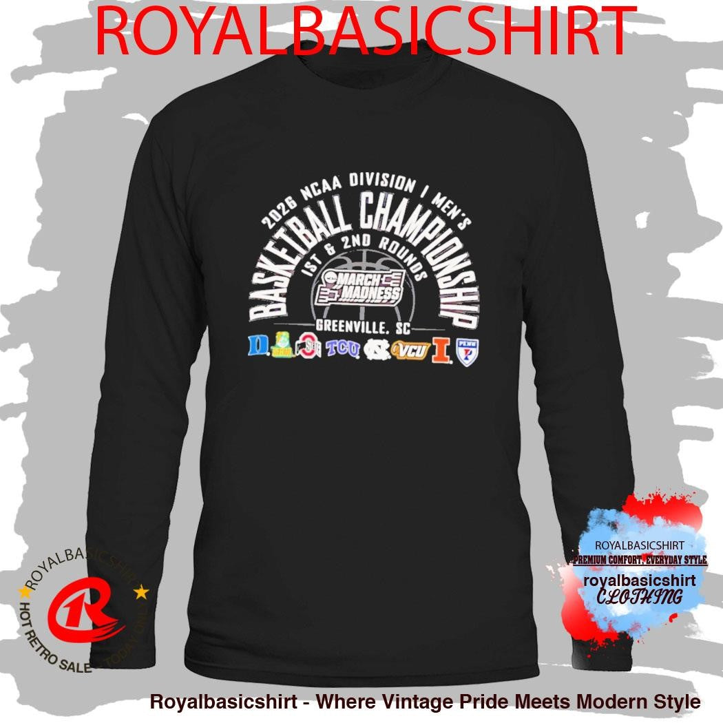 2026 NCAA Division I Men’s Basketball Championship March Madness Greenville South Carolina T-Shirt