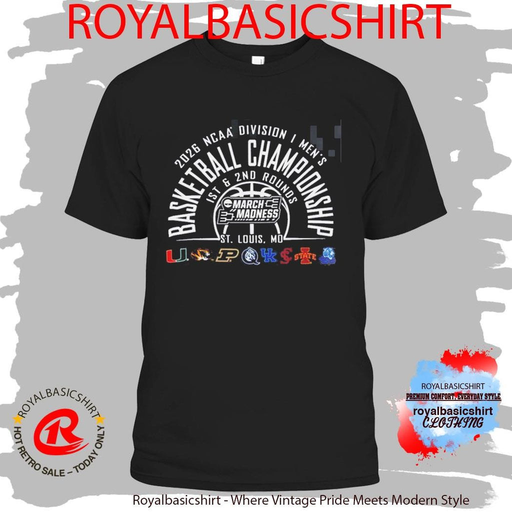 2026 NCAA Division I Men’s Basketball Championship March Madness St. Louis Missouri T-Shirt