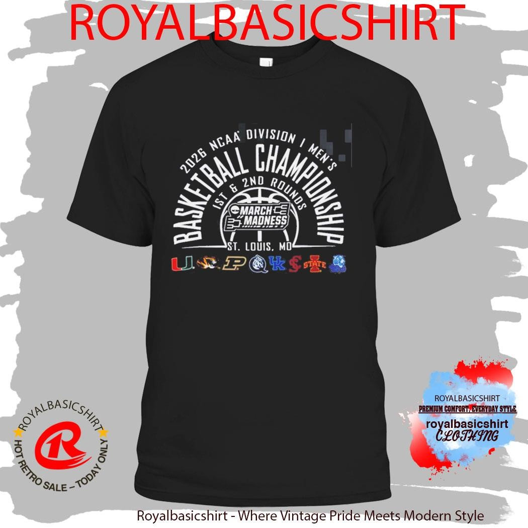 2026 NCAA Division I Men’s Basketball Championship March Madness St. Louis Missouri T-Shirt