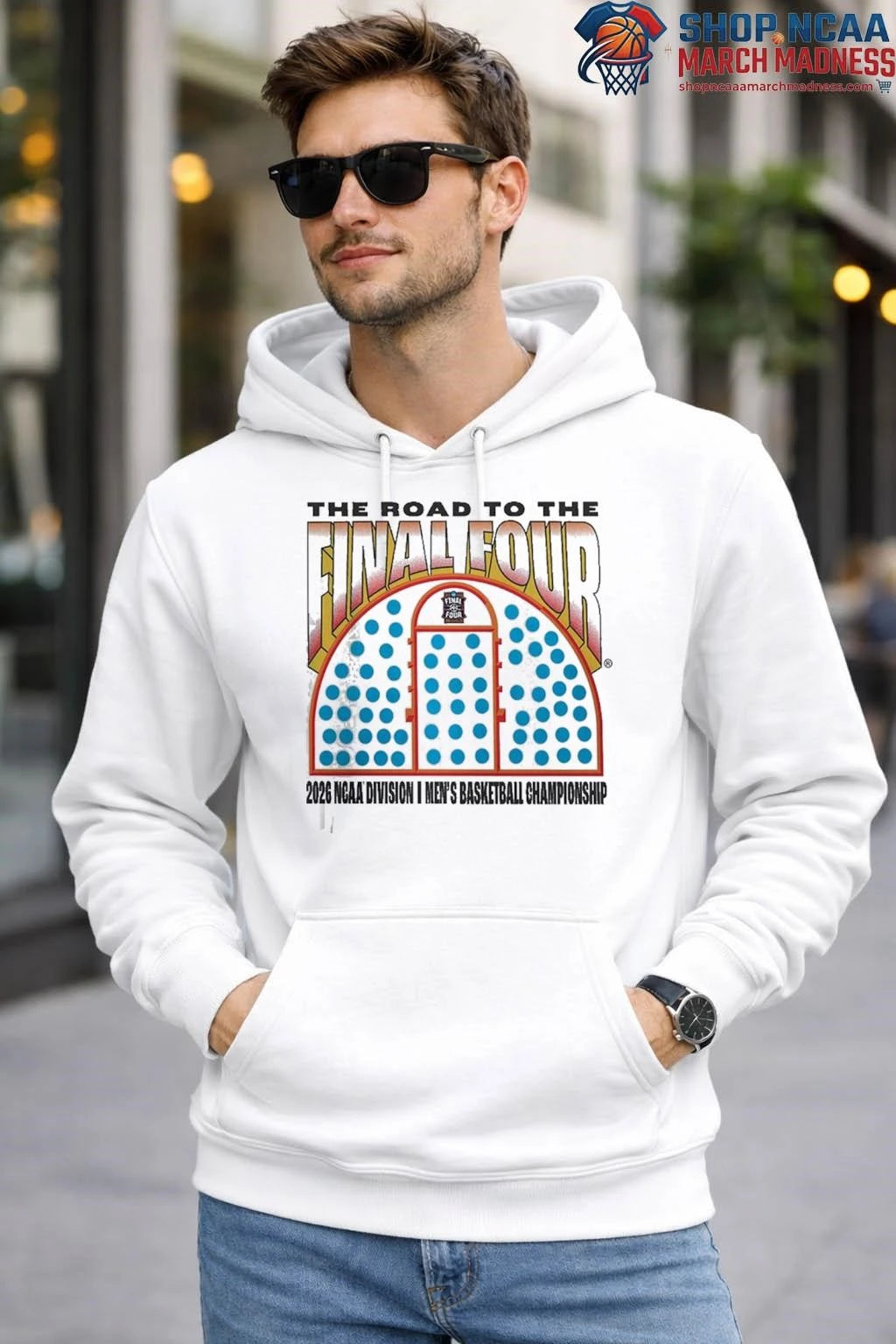 2026 NCAA Division I Men’s Basketball Championship March Madness The Road To The Final Four Buzzer Beater T-Shirt 2026 NCAA Division