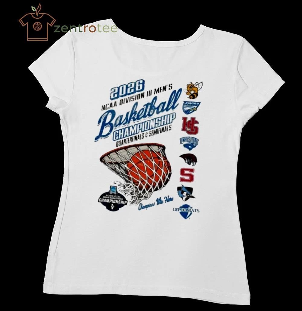 2026 NCAA Division III Men’s Basketball Quarterfinals, Semifinals tee