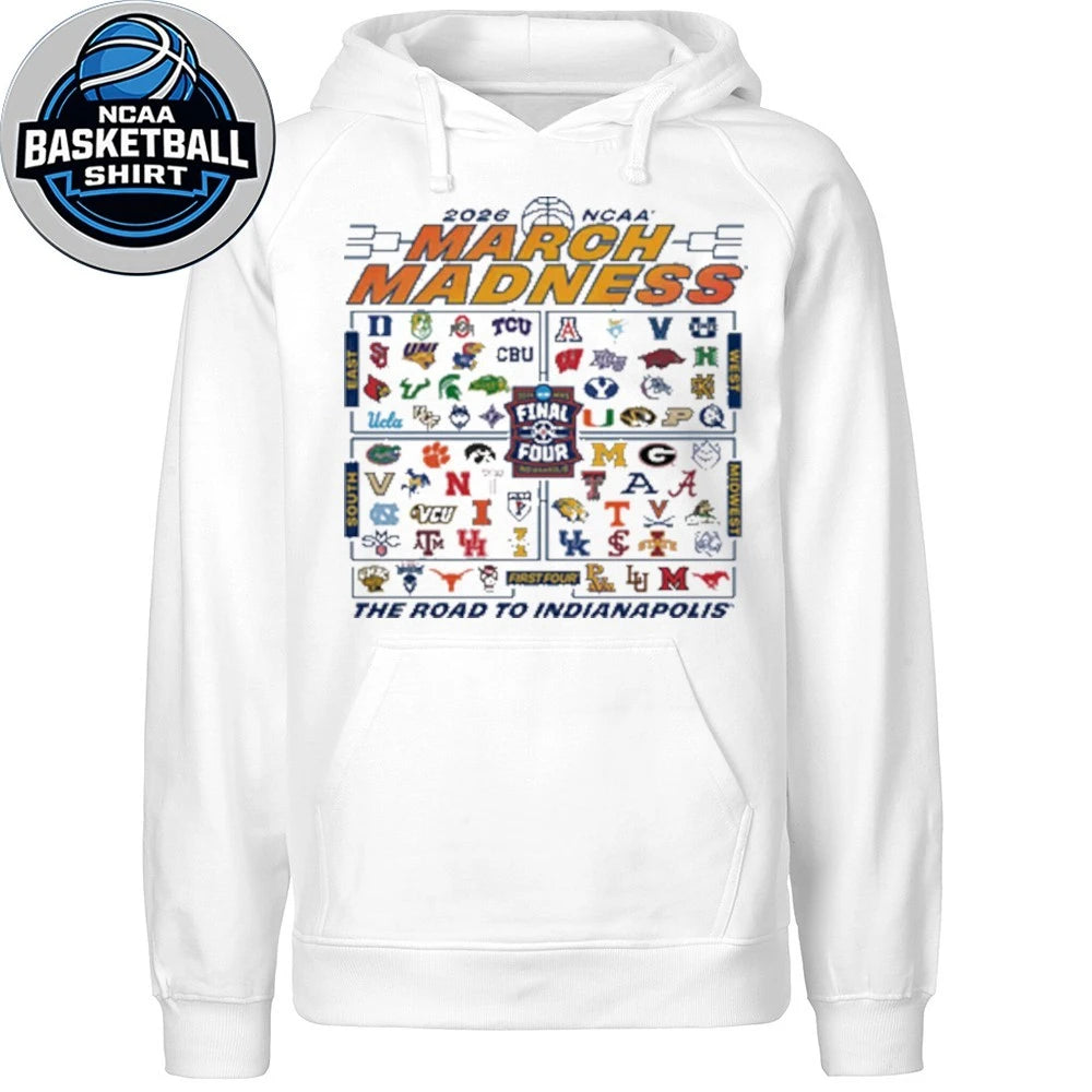 2026 NCAA March Madness 68-Team The Road To Indianapolis Shirt