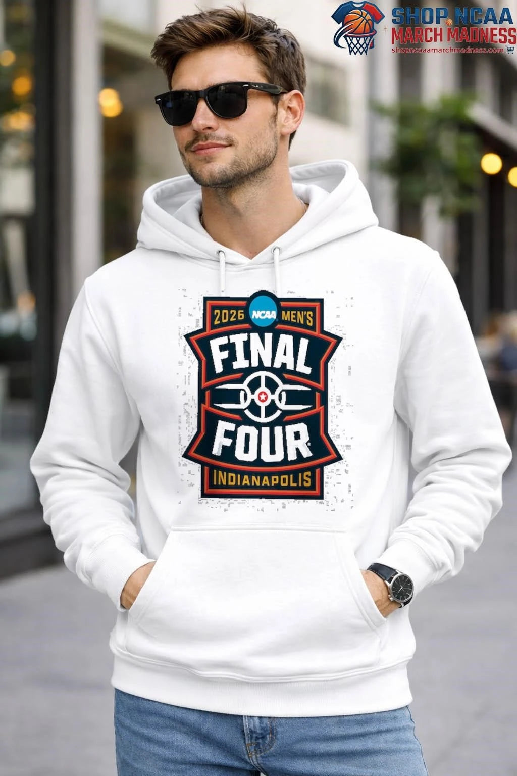 2026 NCAA Men’s Basketball Tournament March Madness Final Four Logo Indianapolis T-Shirt