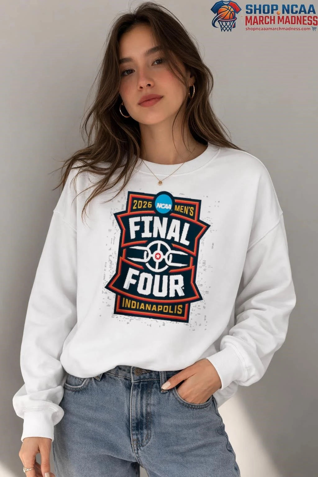 2026 NCAA Men’s Basketball Tournament March Madness Final Four Logo Indianapolis T-Shirt