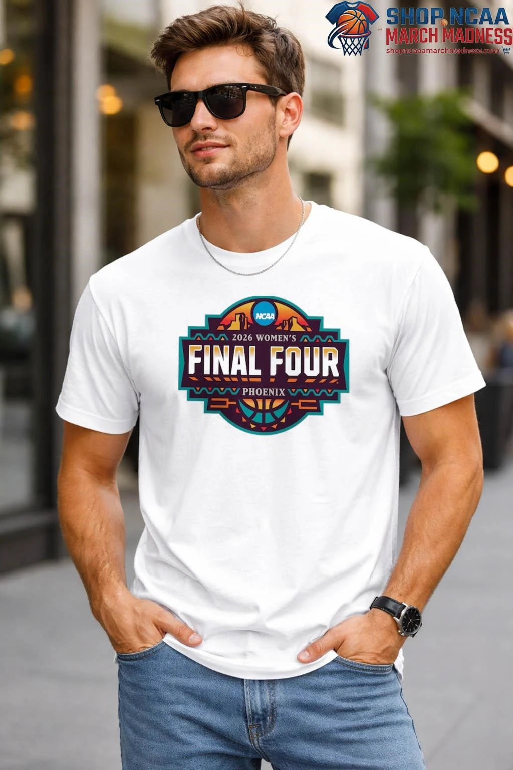 2026 NCAA Women’s Basketball Tournament March Madness Final Four T-Shirt