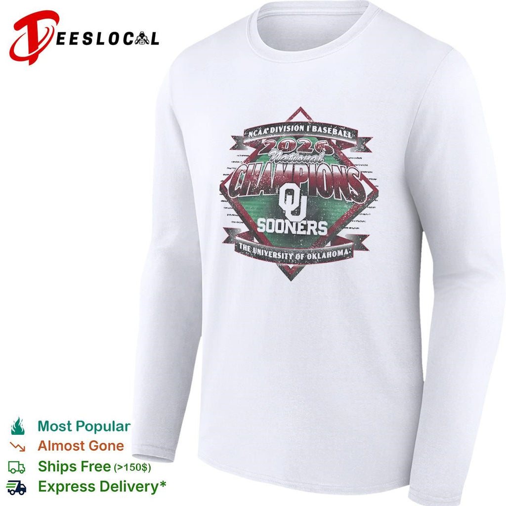 2026 National Champions Oklahoma Sooners NCAA Division I Baseball The University shirt