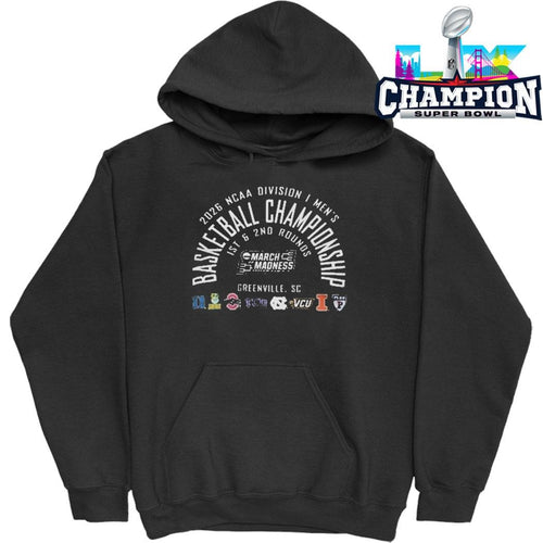2026 Ncaa Division I Men’s Basketball Championship March Madness Greenville South Carolina Shirt