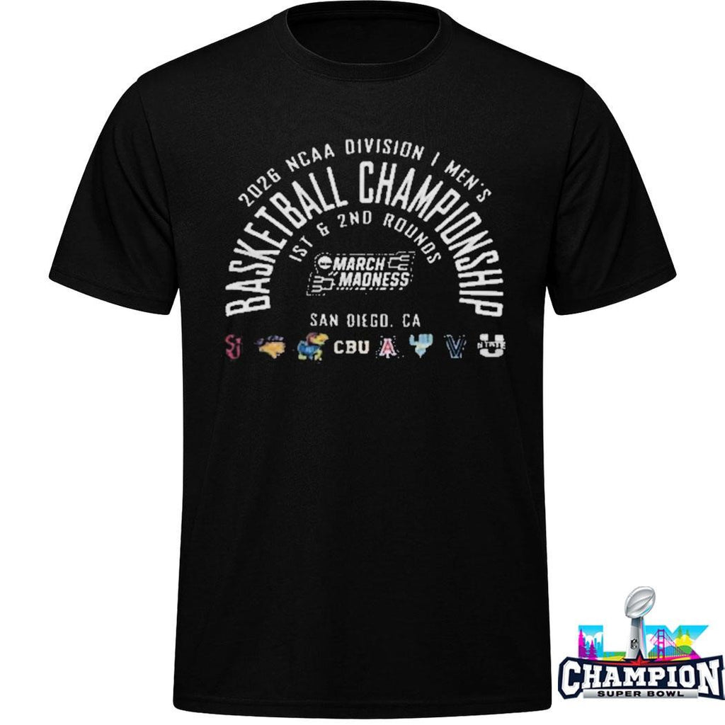 2026 Ncaa Division I Men’s Basketball Championship March Madness San Diego California Shirt