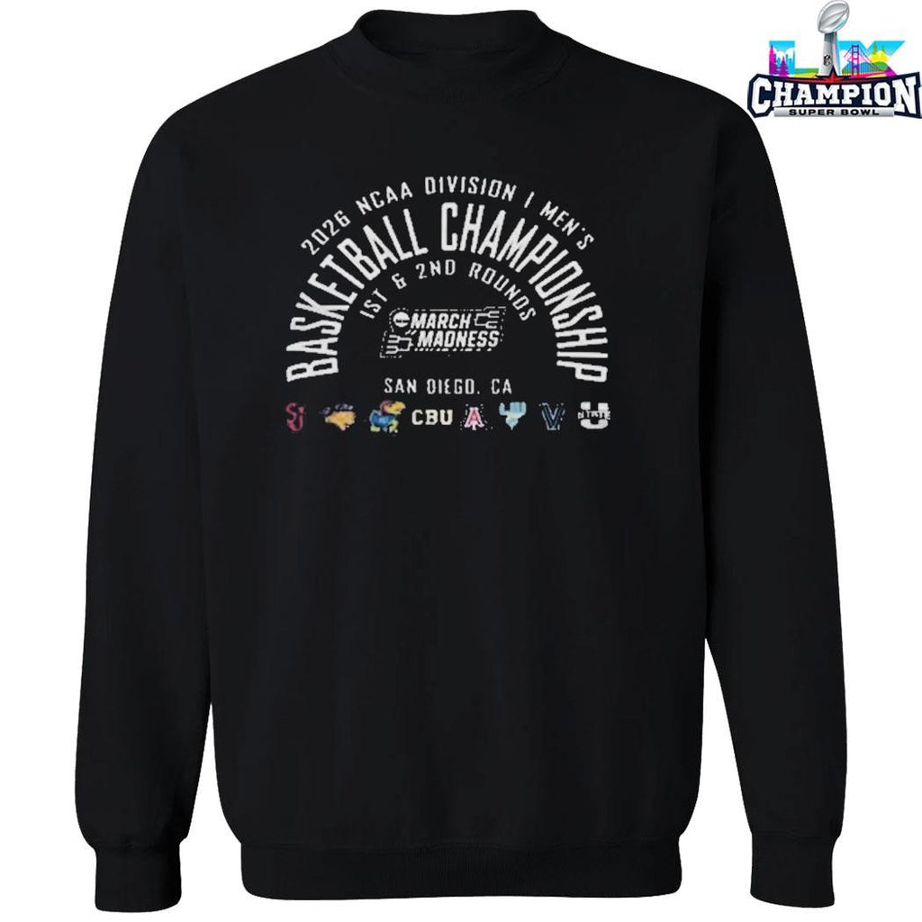 2026 Ncaa Division I Men’s Basketball Championship March Madness San Diego California Shirt