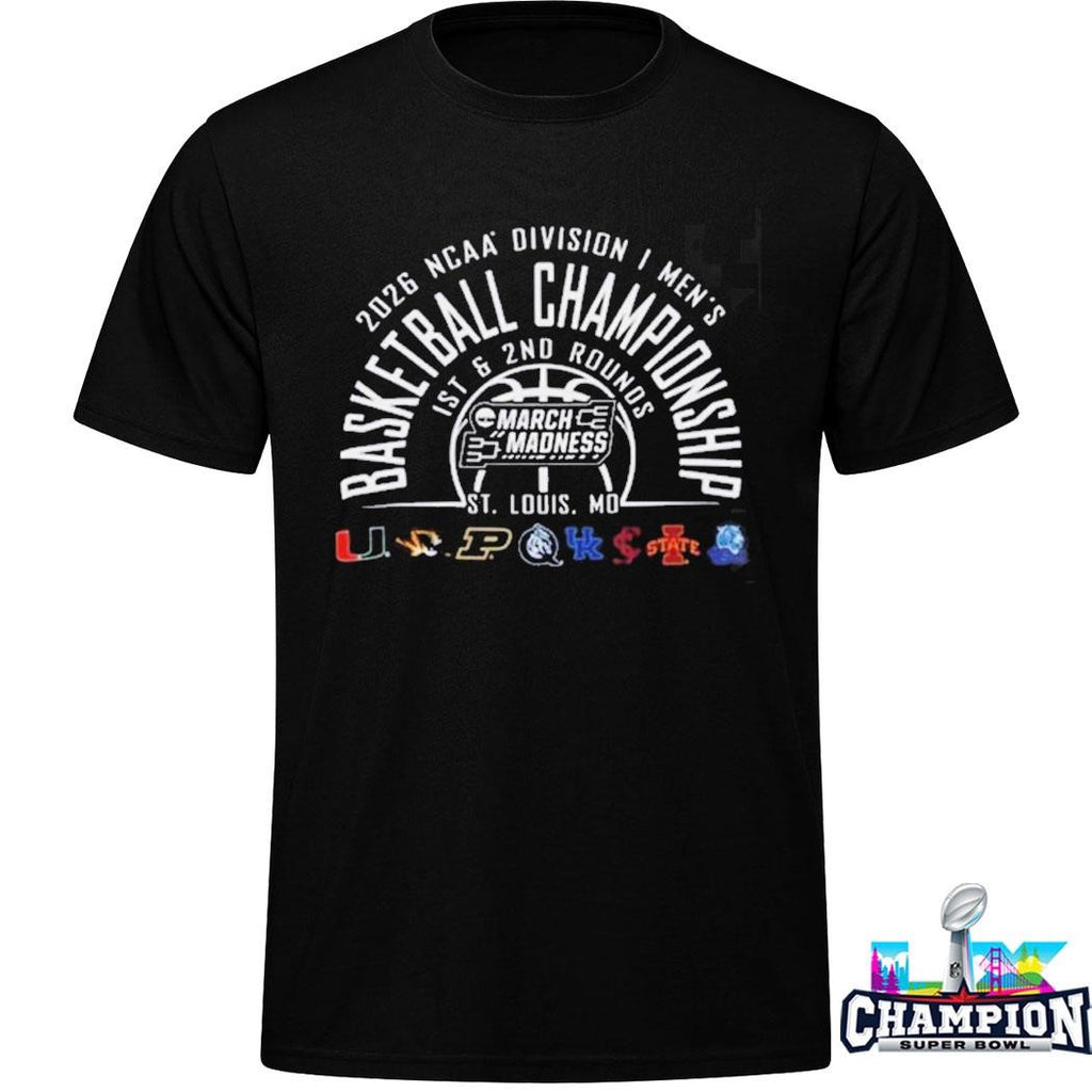 2026 Ncaa Division I Men’s Basketball Championship March Madness St Louis Missouri Shirt