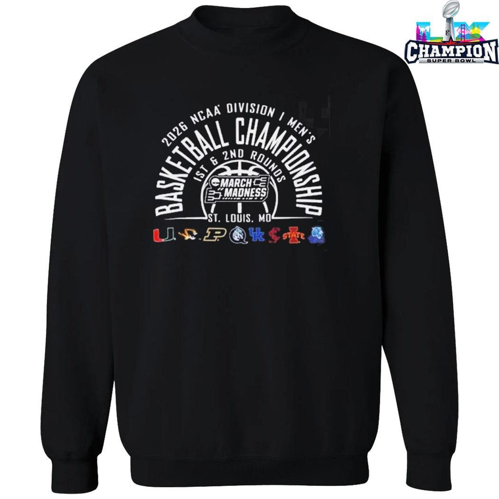 2026 Ncaa Division I Men’s Basketball Championship March Madness St Louis Missouri Shirt