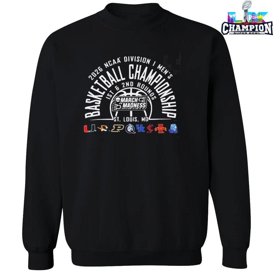 2026 Ncaa Division I Men’s Basketball Championship March Madness St Louis Missouri Shirt
