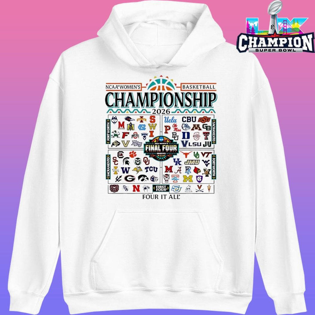2026 Ncaa Women’s Basketball March Madness Championship Final Four Shirt