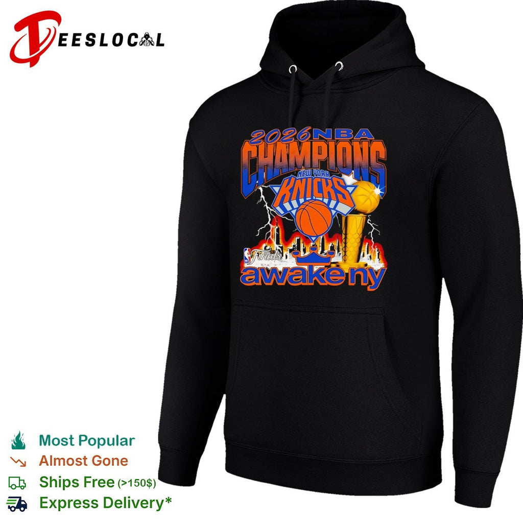 2026 New York Knicks NBA Champions Awake NY Finals basketball shirt