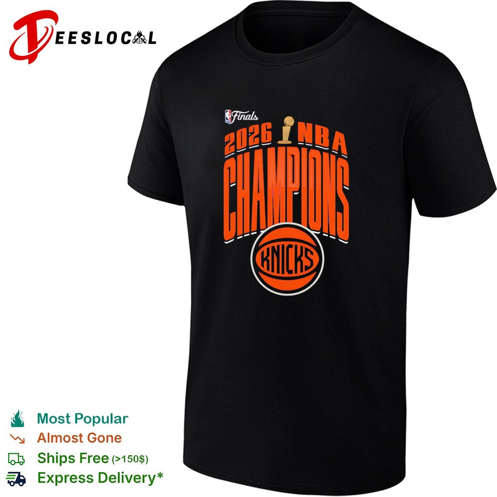 2026 New York Knicks NBA Champions Finals Logo Basketball shirt