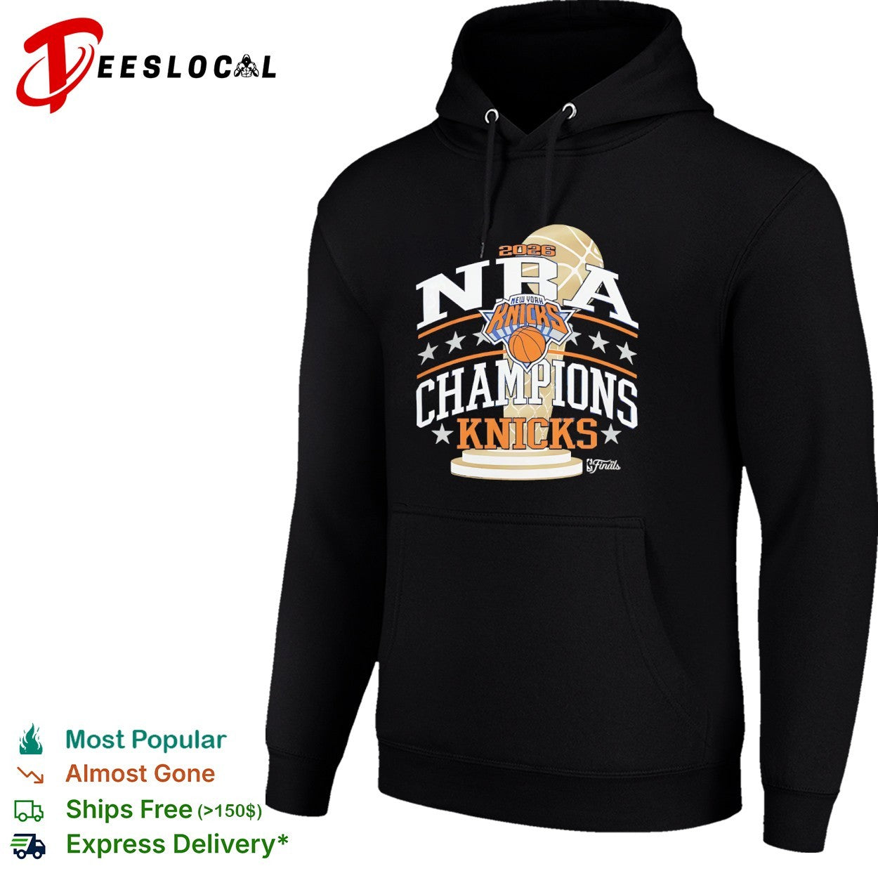 2026 New York Knicks NRA Champions Finals Trophy Basketball shirt