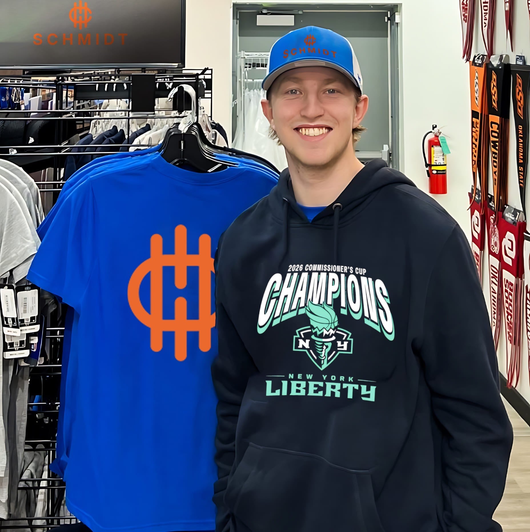 2026 New York Liberty Commissioner’s Cup Champions shirt