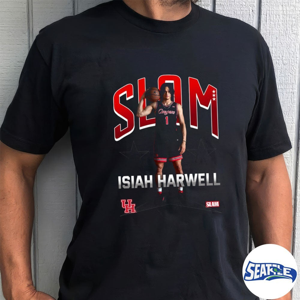 2026 Slam Houston Cougars Men’s Basketball Isiah Harwell Remix shirt