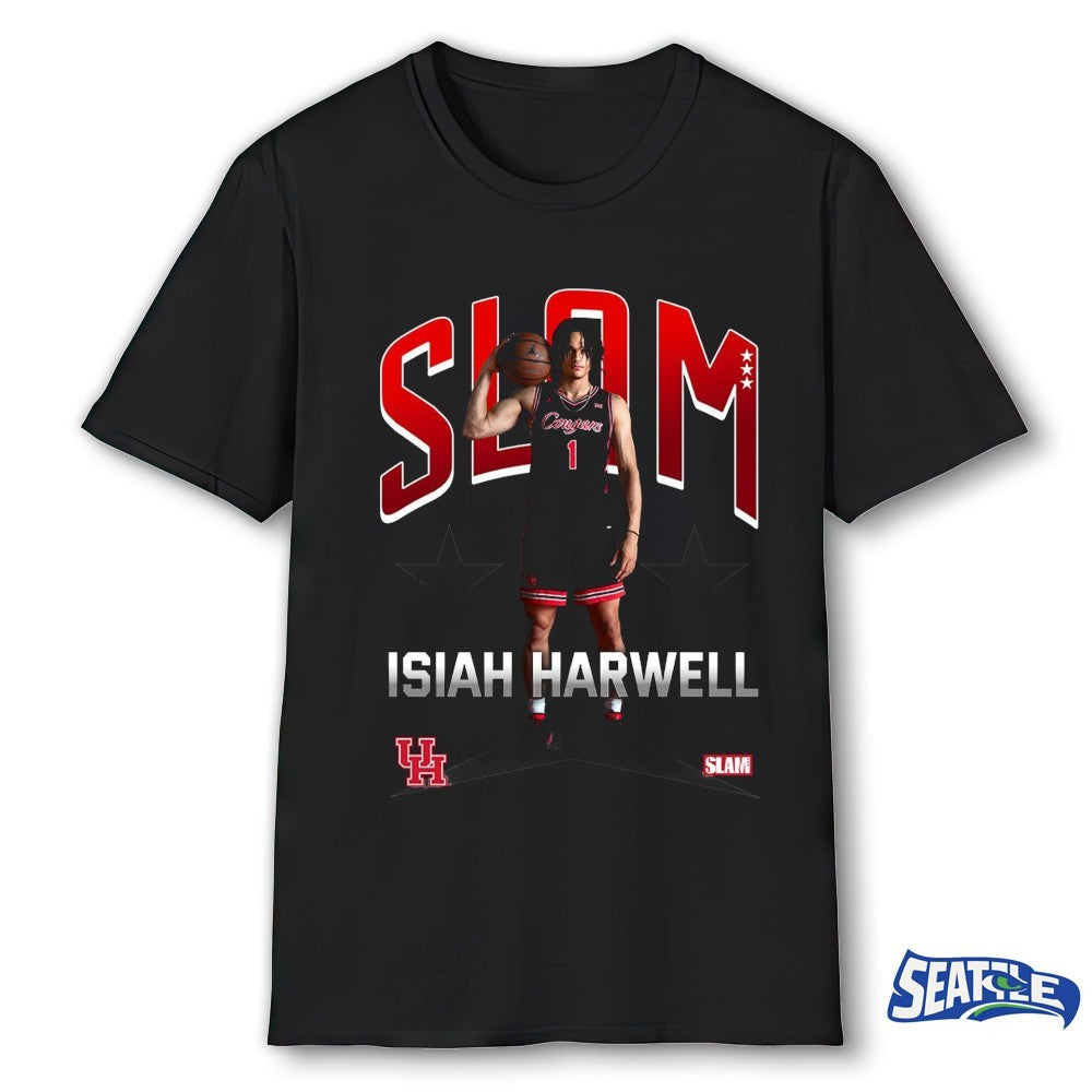 2026 Slam Houston Cougars Men’s Basketball Isiah Harwell Remix shirt
