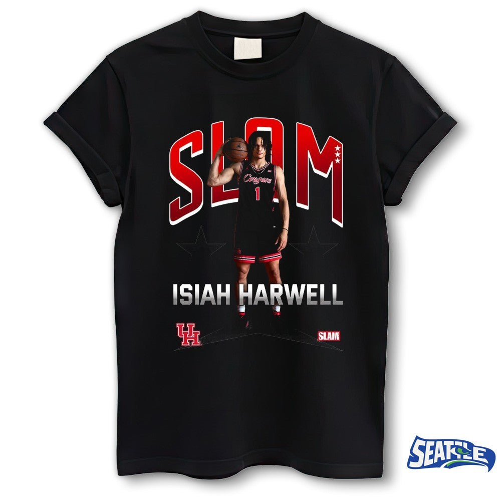 2026 Slam Houston Cougars Men’s Basketball Isiah Harwell Remix shirt