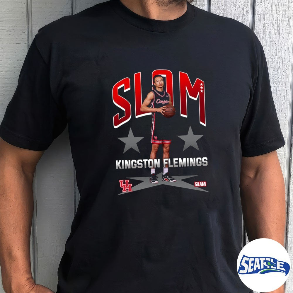 2026 Slam Houston Cougars Men’s Basketball Kingston Flemings Remix shirt