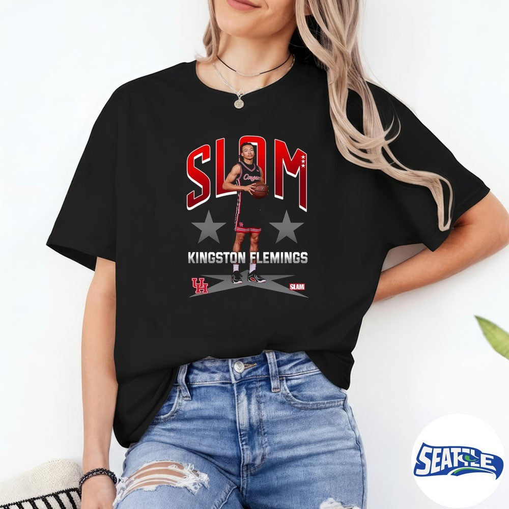 2026 Slam Houston Cougars Men’s Basketball Kingston Flemings Remix shirt