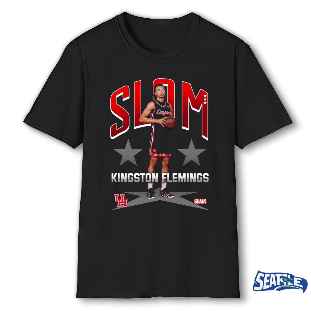 2026 Slam Houston Cougars Men’s Basketball Kingston Flemings Remix shirt
