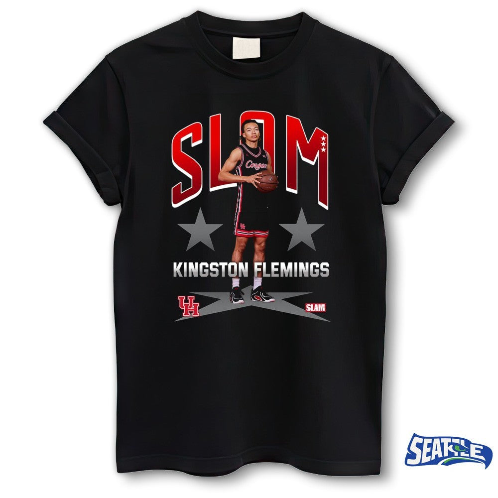 2026 Slam Houston Cougars Men’s Basketball Kingston Flemings Remix shirt