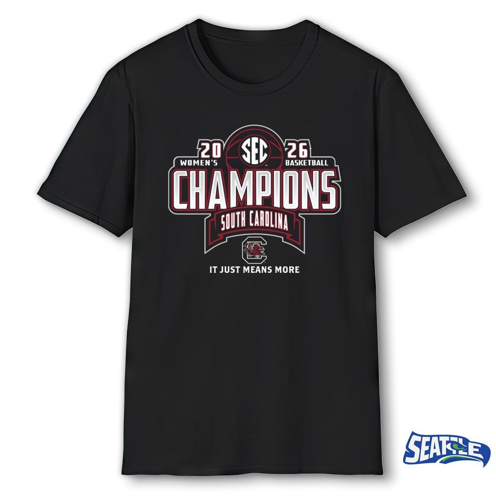 2026 South Carolina Gamecocks SEC Women’s Basketball Regular Season Champions It Just Means More Locker Room shirt