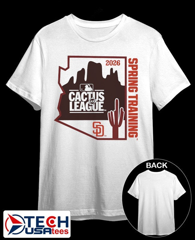 2026 Spring Training Cactus League San Diego Padres shirt