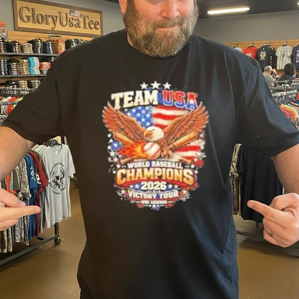 2026 Team USA World Baseball Classic Champions Eagle Baseball Victory Shirt