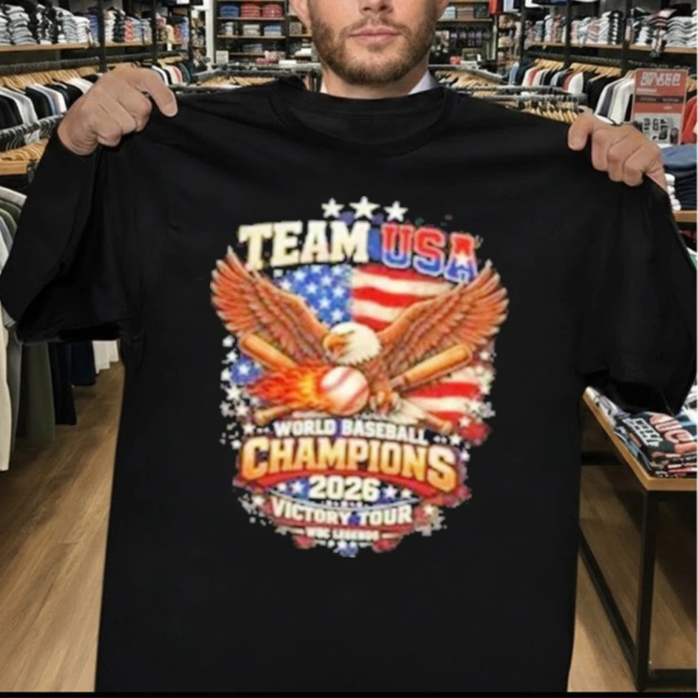2026 Team USA World Baseball Classic Champions Eagle Baseball Victory Shirt