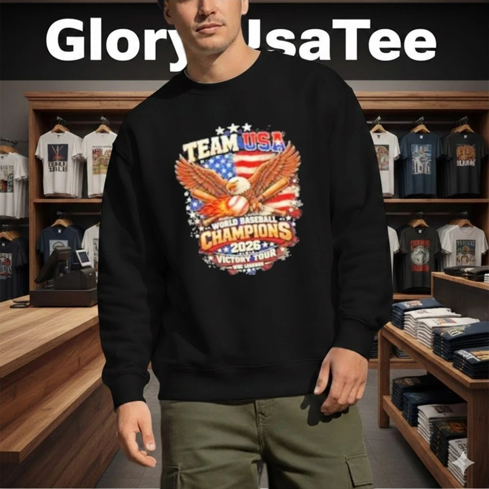 2026 Team USA World Baseball Classic Champions Eagle Baseball Victory Shirt