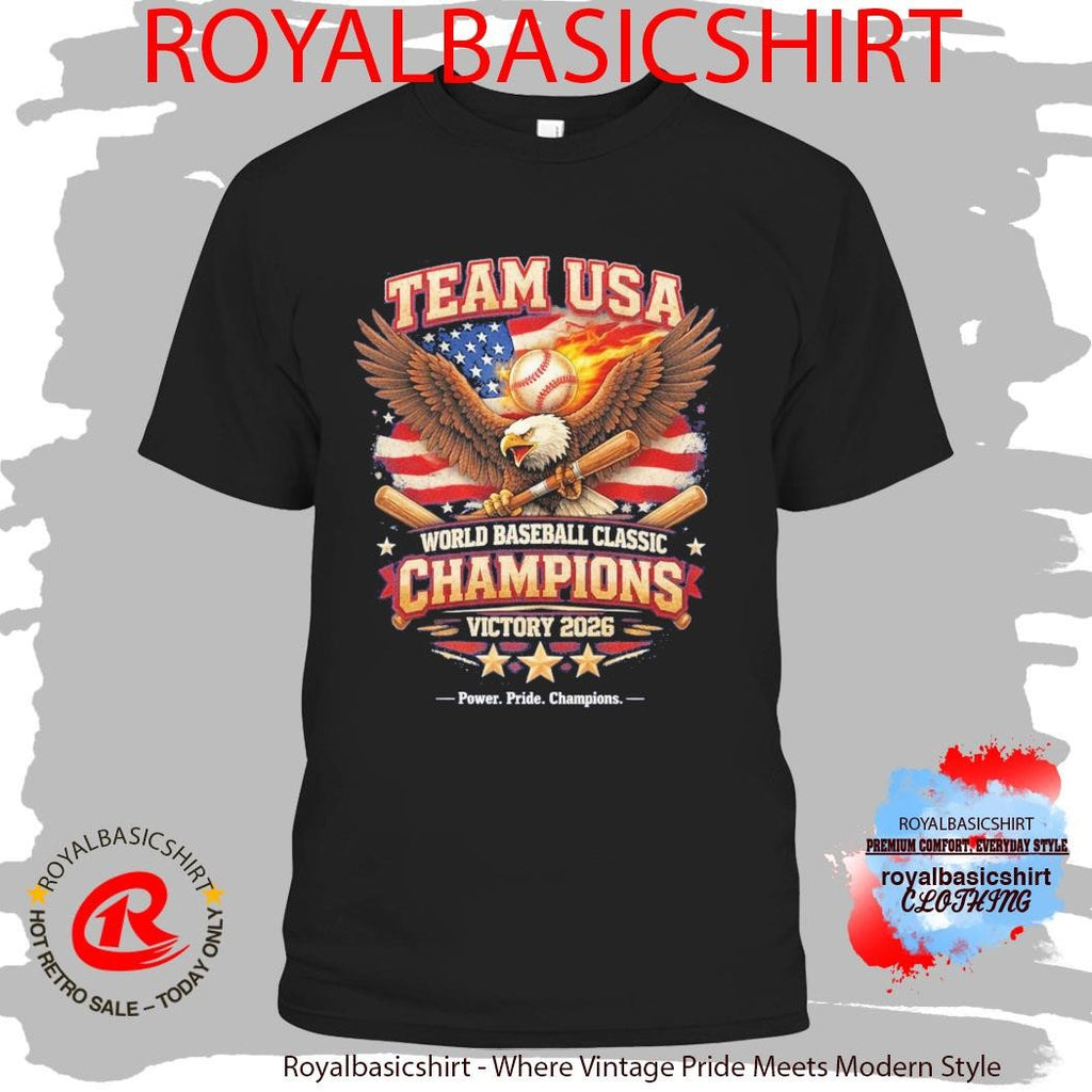 2026 Team USA World Baseball Classic Champions Victory Shirt