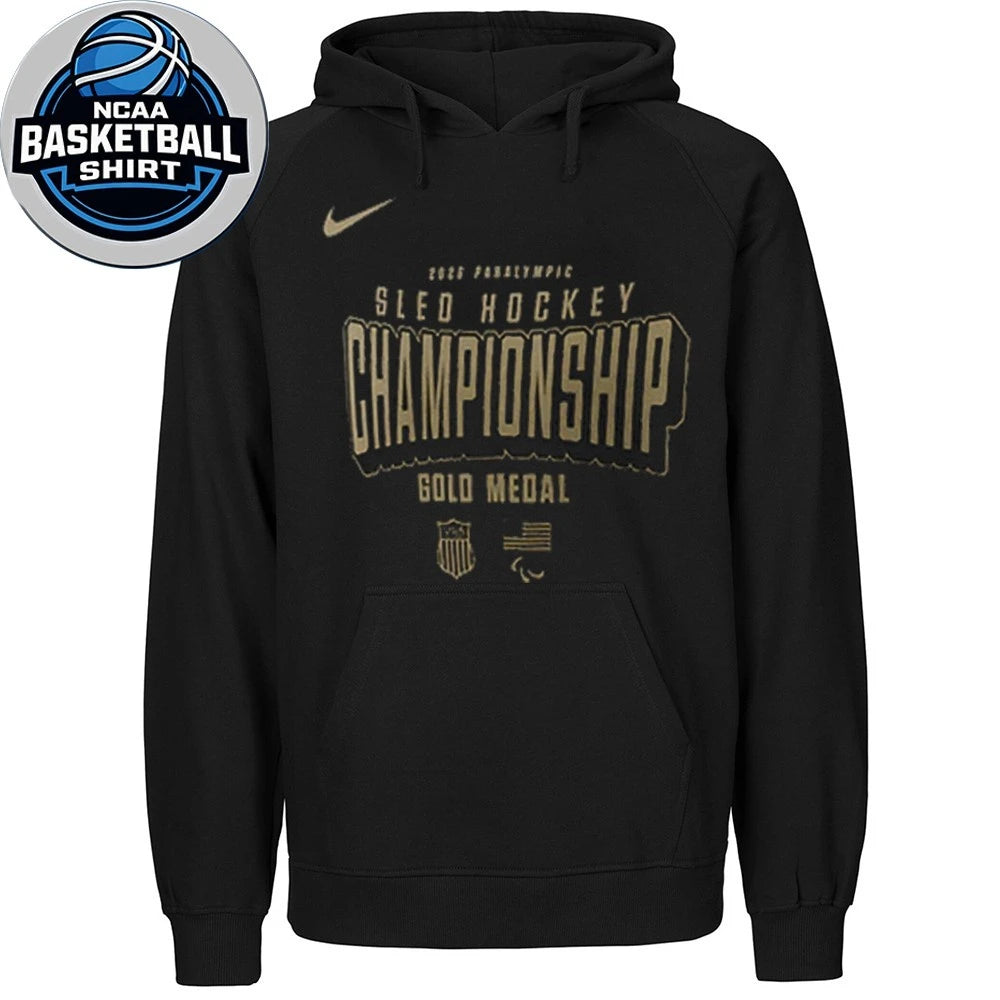2026 U. S. Paralympic Sled Hockey Team Championship Logo Shirt