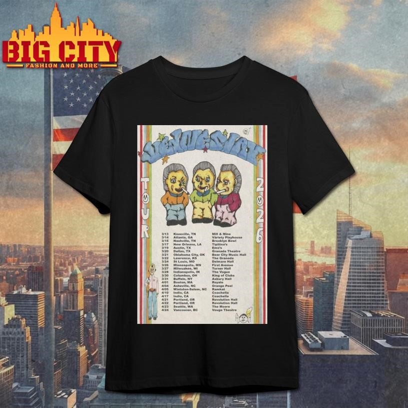 2026 US Tour Wednesday Announce Poster Shirt