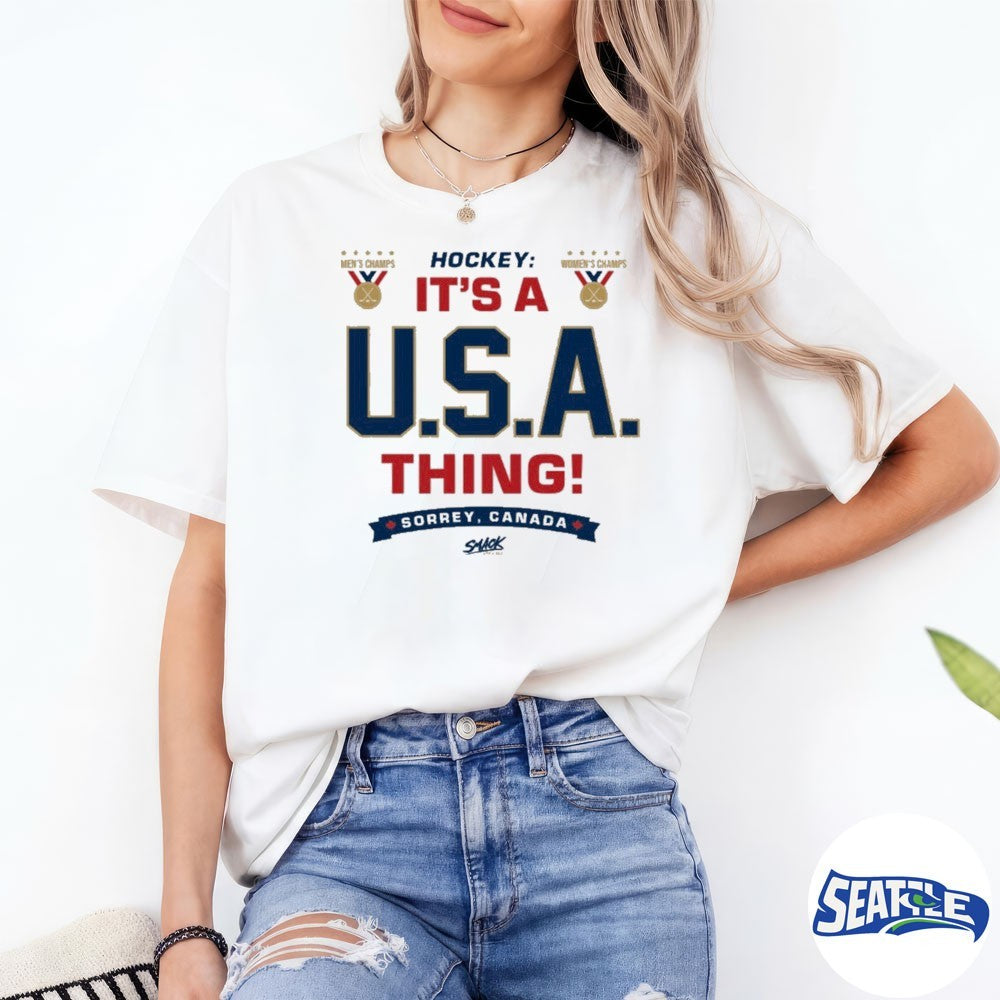 2026 USA 2-1 Canada Gold Medal Champions Milan Italy shirt