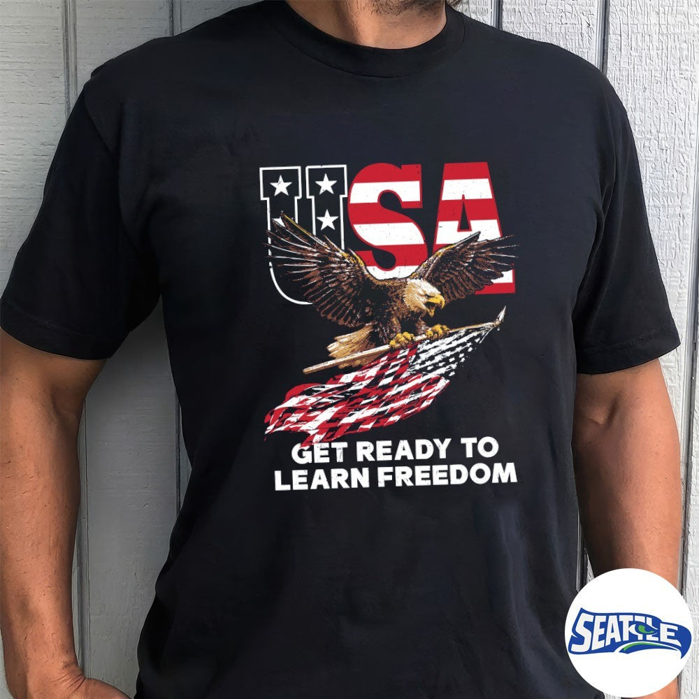 2026 USA Get Ready To Learn Freedom Vintage shirt