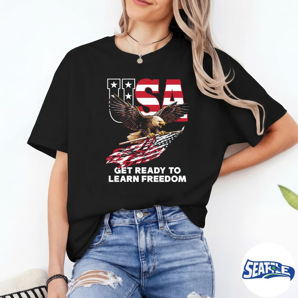 2026 USA Get Ready To Learn Freedom Vintage shirt